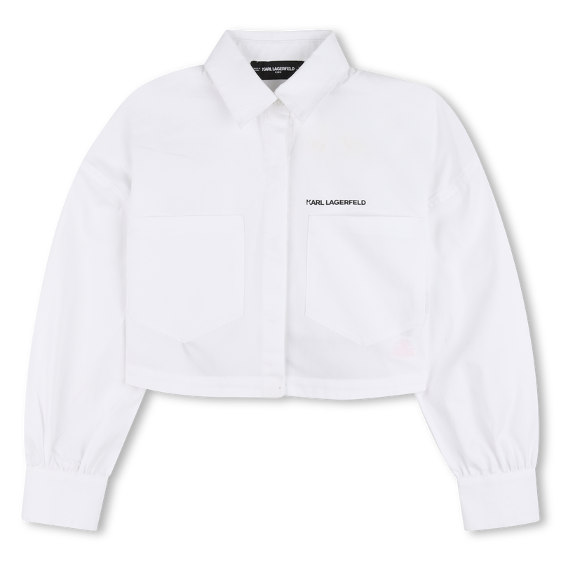 CHEMISE MANCHES LONGUES KARL LAGERFELD KIDS 
                        FILLE