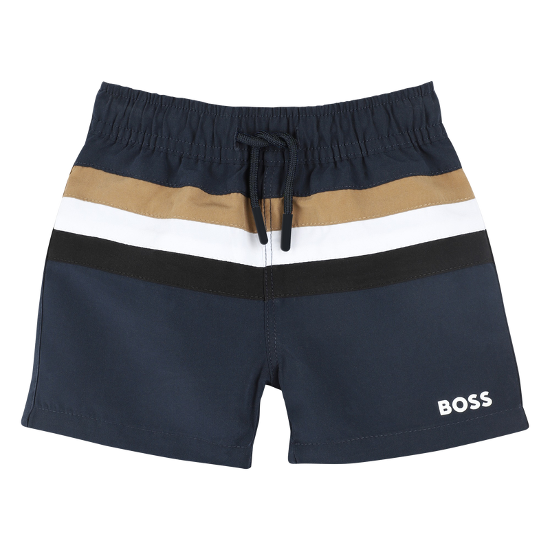 Short de bain rayé BOSS 
                    GARCON