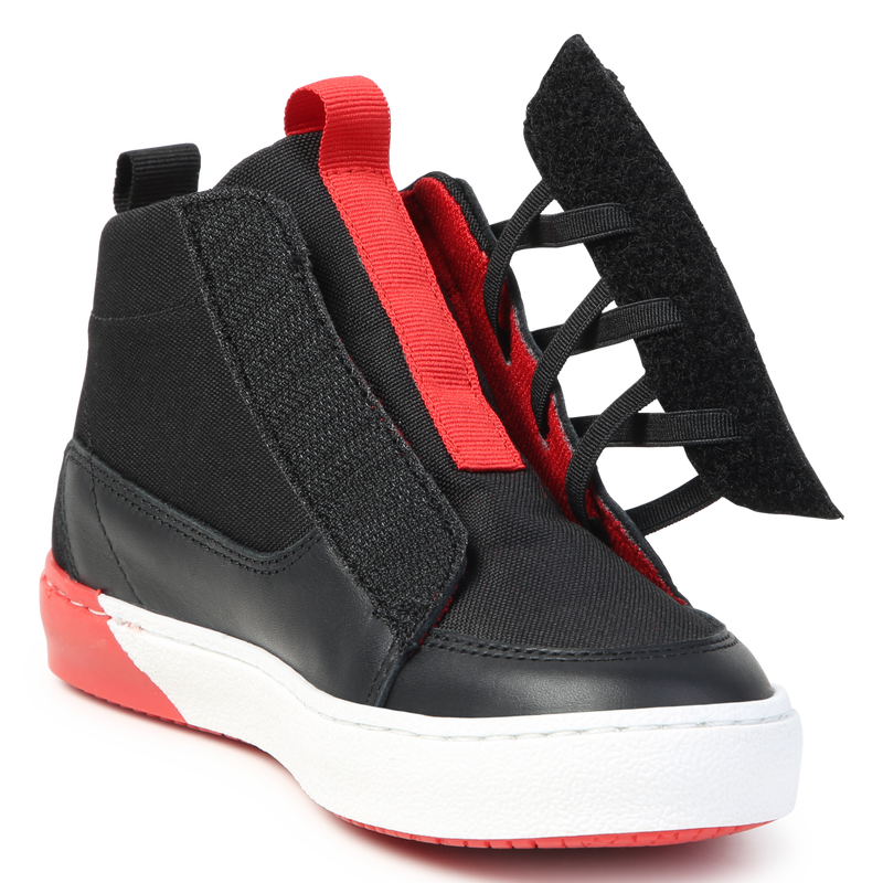 Baskets  lac&eacute;es a bande auto-agrippante BOSS 
                        GARCON