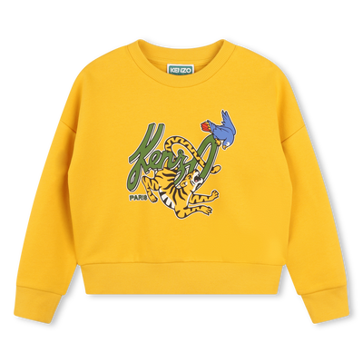 Sweat-shirt molletonn&eacute; KENZO KIDS FILLE
