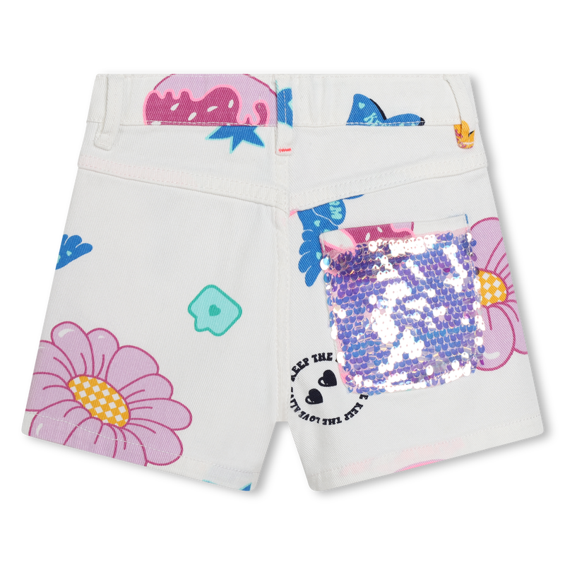 Short imprimé en sergé BILLIEBLUSH 
                    FILLE