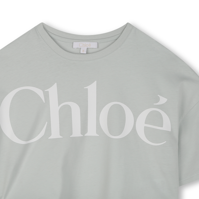 T-shirt court avec grand logo CHLOE 
                    FILLE