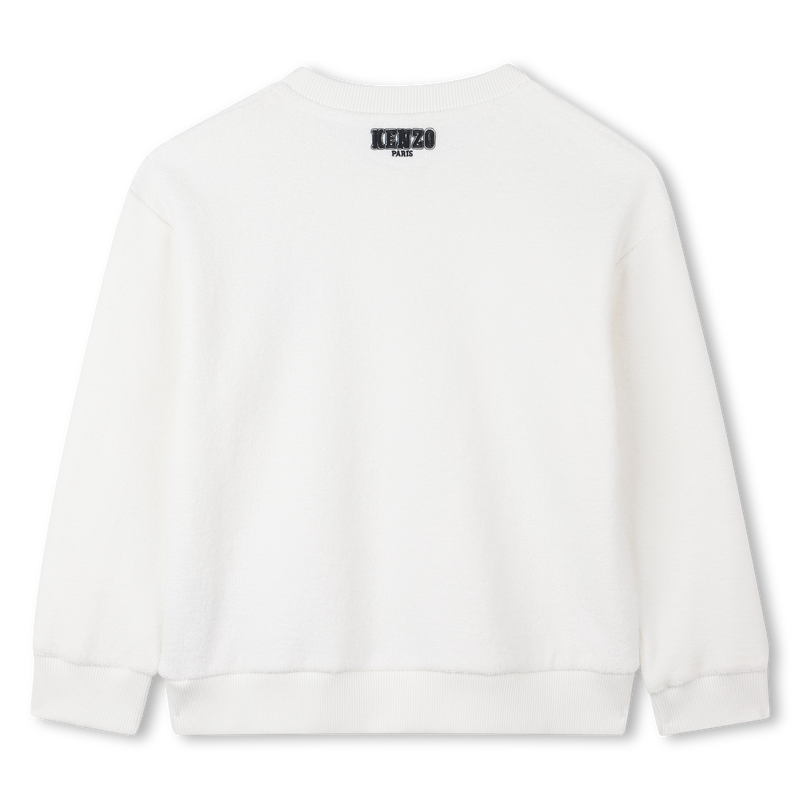 Sweat en molleton aspect bouclettes KENZO KIDS 
                    GARCON
