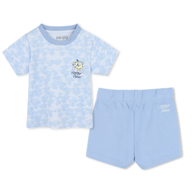 Ensemble short et T-shirt KENZO KIDS GARCON