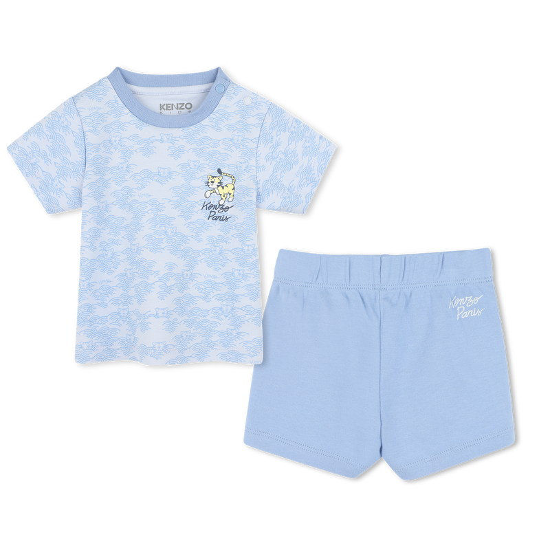 Ensemble short et T-shirt KENZO KIDS 
                    GARCON
