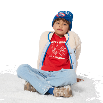 Tee-shirt manches courtes KIDS AROUND GARCON