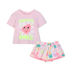 Ensemble Tee-shirt + short BILLIEBLUSH 
                    FILLE