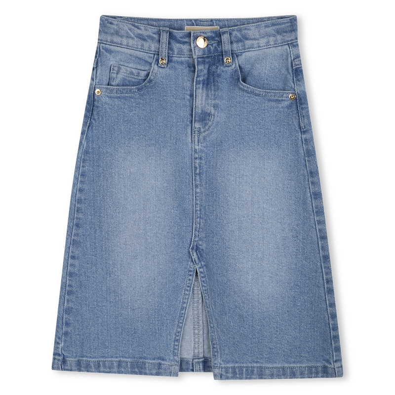 Jupe mi-longue en jean MICHAEL KORS 
                    FILLE