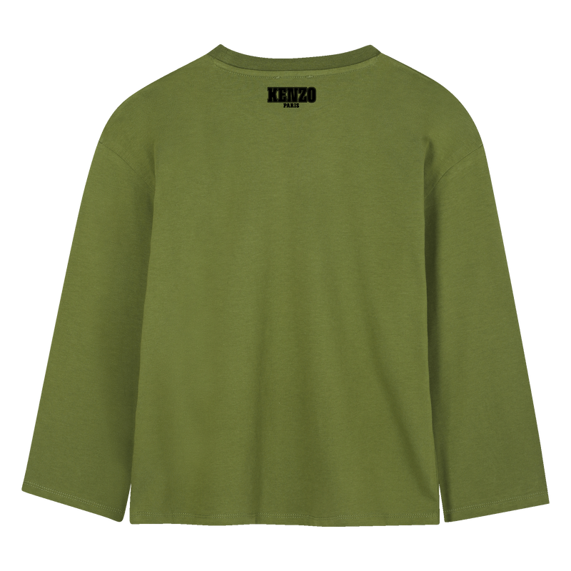 T-shirt &agrave; manches longues KENZO KIDS 
                        FILLE