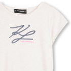 Robe manches courtes KARL LAGERFELD KIDS 
                    FILLE