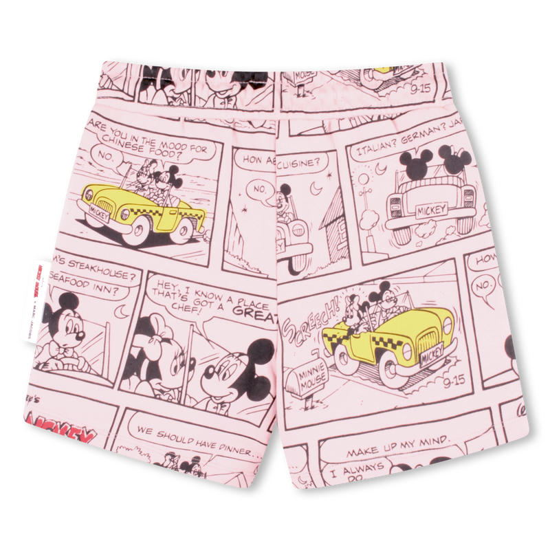 Short molletonné en coton THE MARC JACOBS 
                    FILLE