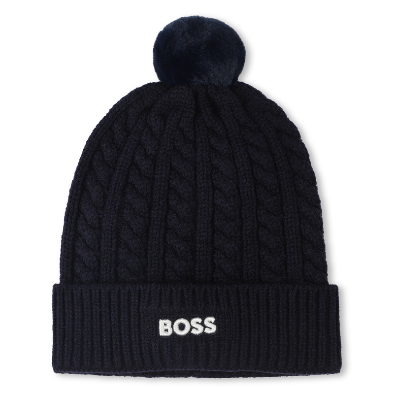 Bonnet tricot torsadé BOSS 
                    GARCON