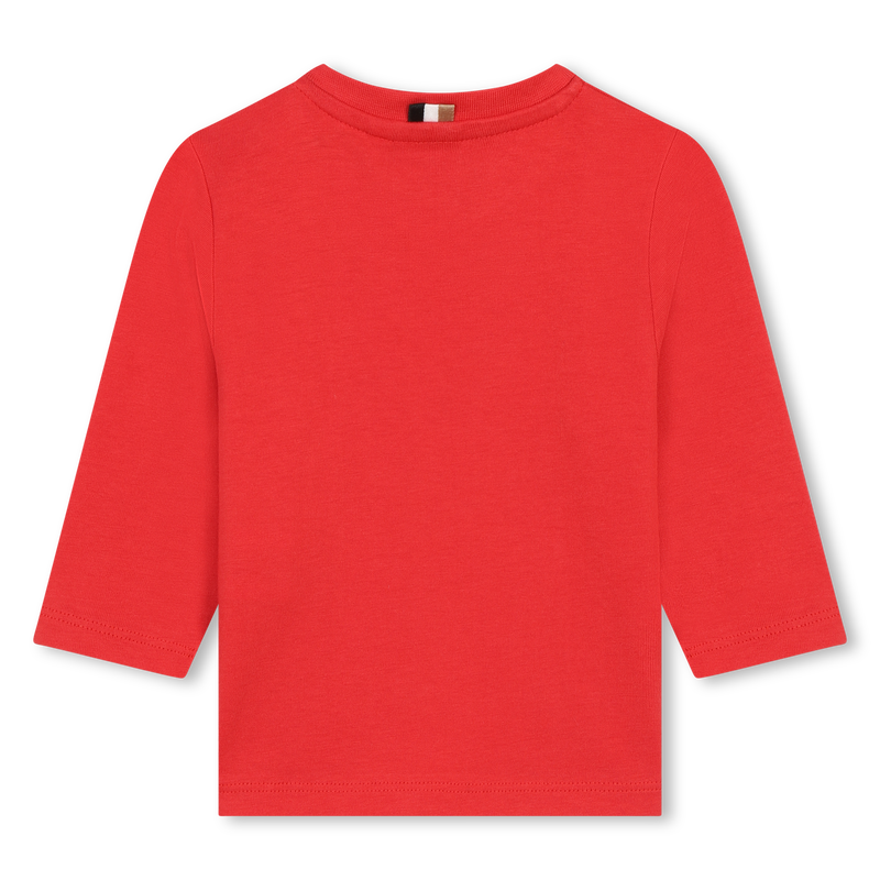 T-shirt sigle vertical BOSS 
                        GARCON