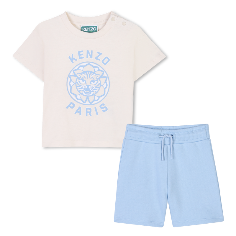 Ensemble T-shirt et bermuda KENZO KIDS 
                    GARCON