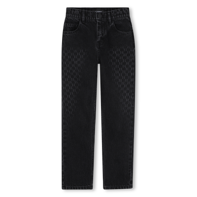 Pantalon en denim KARL LAGERFELD KIDS GARCON