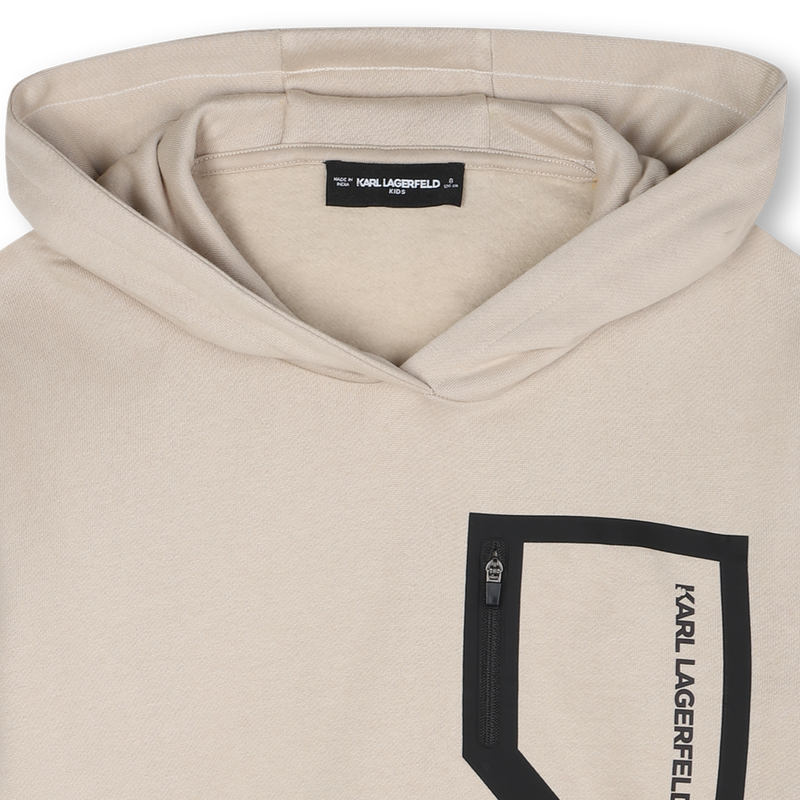 Sweat-shirt à capuche KARL LAGERFELD KIDS 
                    GARCON