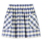 Jupe &agrave; carreaux en coton KENZO KIDS 
                    FILLE