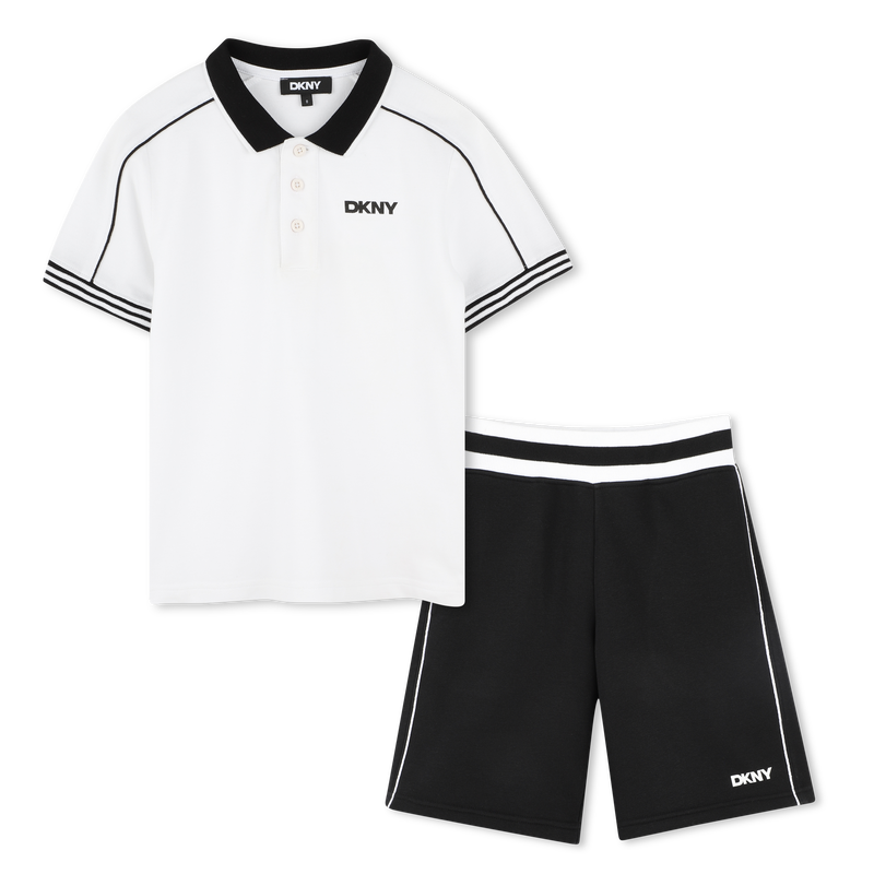 Ensemble bermuda et polo DKNY 
                    GARCON
