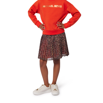 Jupe courte pliss&eacute;e MICHAEL KORS FILLE