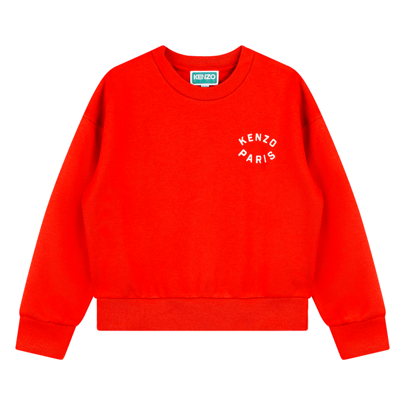 Sweat-shirt molletonné coton KENZO KIDS 
                    FILLE