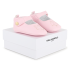 Chaussons en simili KARL LAGERFELD KIDS 
                    FILLE