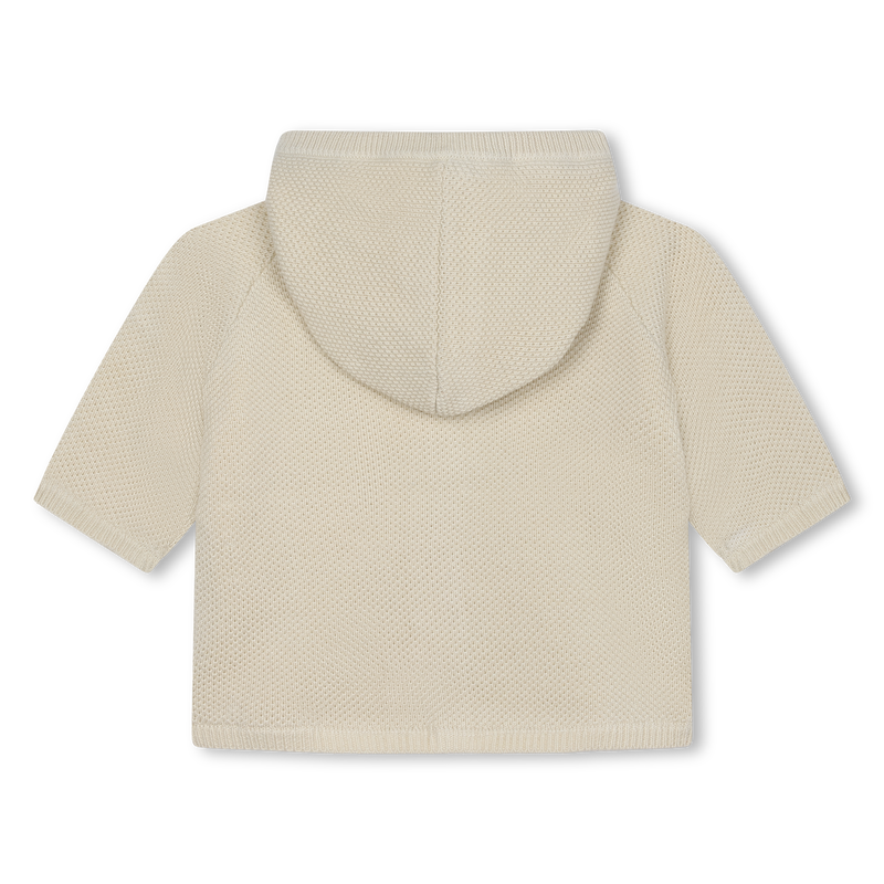Veste à capuche en tricot