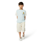 Bermuda en coton uni KENZO KIDS 
                    GARCON
