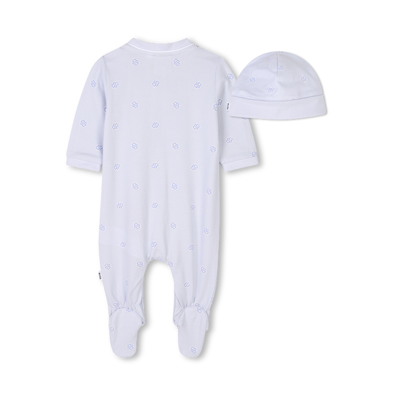 Pyjama et bonnet imprim&eacute;s BOSS 
                        GARCON