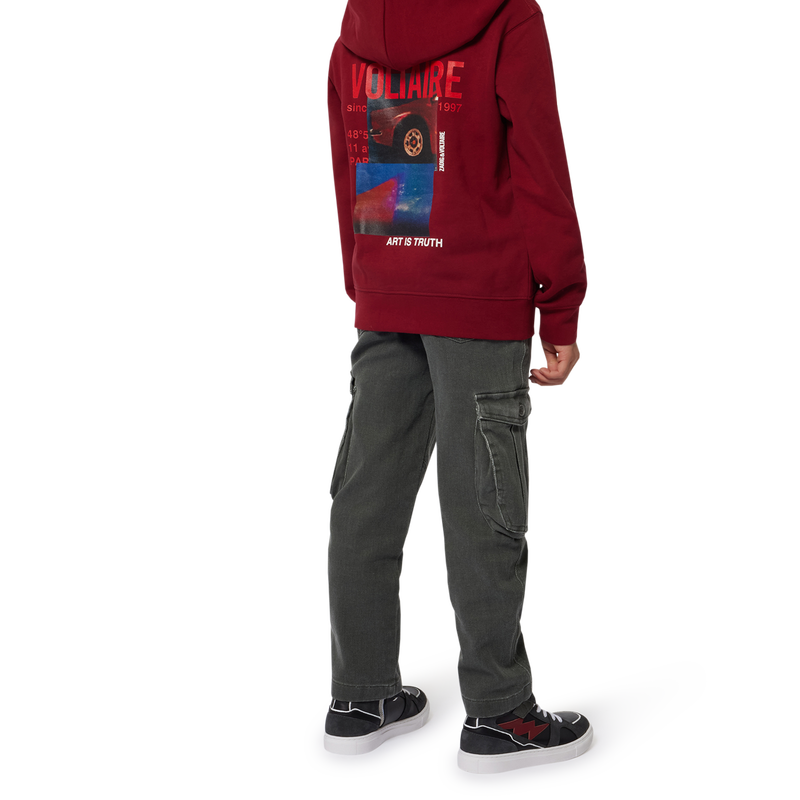 Pantalon cargo boutonn&eacute; ZADIG & VOLTAIRE 
                        GARCON