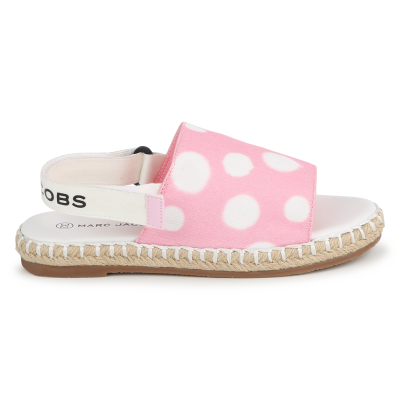 Espadrilles ouvertes à pois THE MARC JACOBS 
                    FILLE