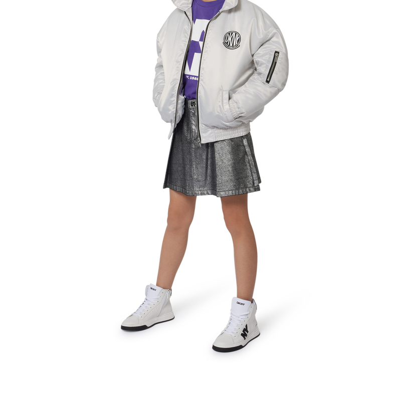 Bonnet en tricot avec revers DKNY 
                        FILLE