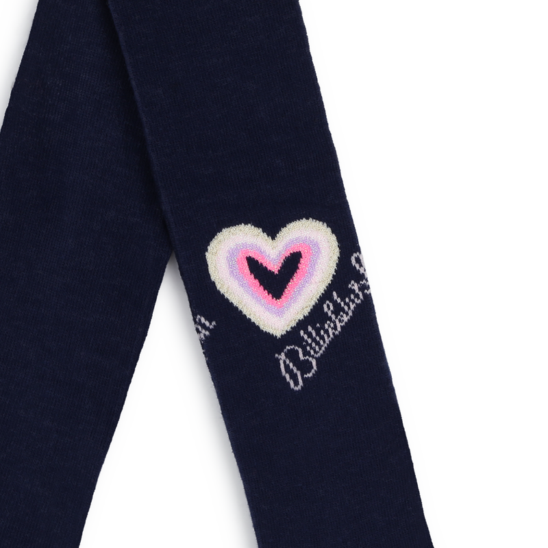 Collants avec coeur métallisé BILLIEBLUSH 
                    FILLE
