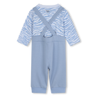 T-shirt et salopette en coton KENZO KIDS 
                    GARCON