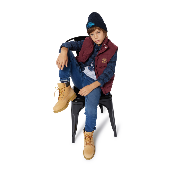 Doudoune zippée à sigles TIMBERLAND 
                    GARCON