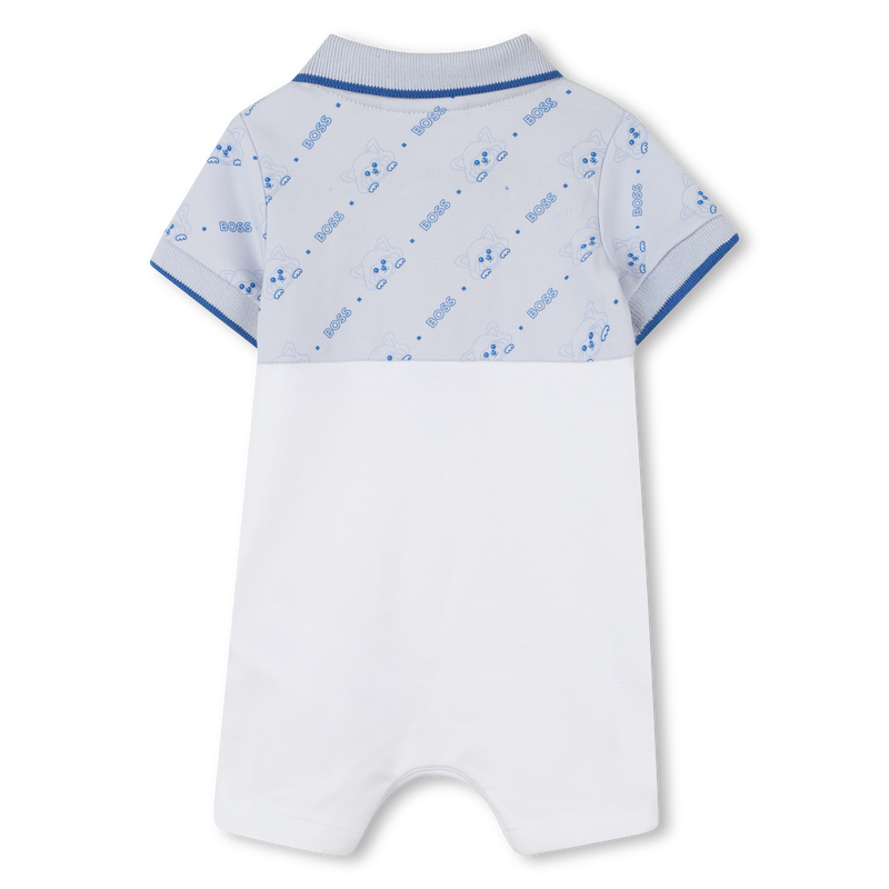 Combinaison-short à col polo BOSS 
                    GARCON