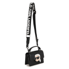 Sac &agrave; main en textile enduit grain fin KARL LAGERFELD KIDS 
                    FILLE