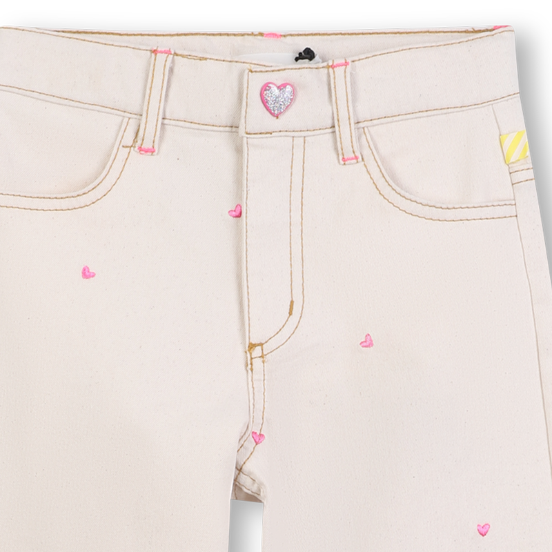 Pantalon coton avec coeurs BILLIEBLUSH 
                    FILLE