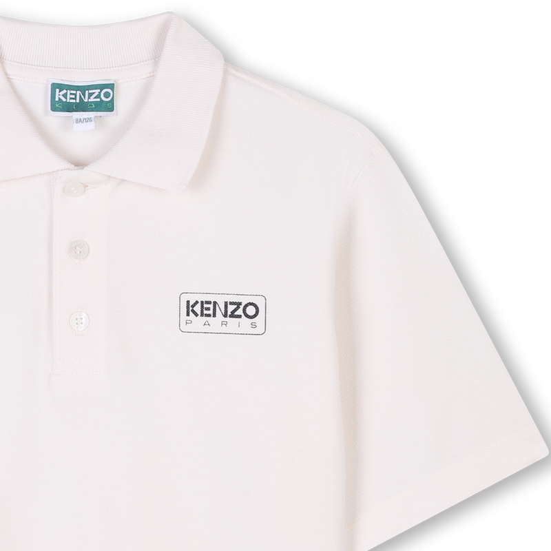 Polo avec imprimé siglé KENZO KIDS 
                    GARCON