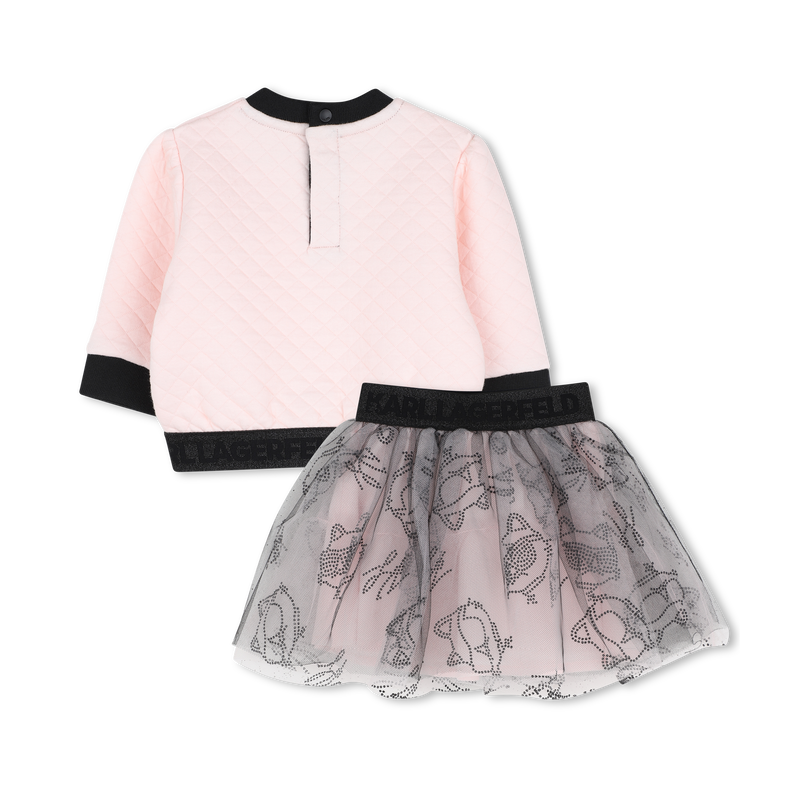 Ensemble Sweat-shirt et jupe KARL LAGERFELD KIDS 
                        FILLE