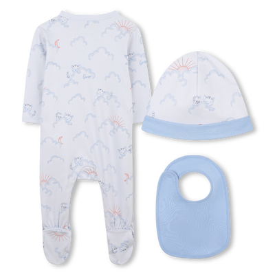 Ensemble pyjama, bavoir et bonnet KENZO KIDS GARCON