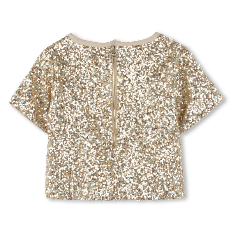 Blouse de cérémonie en sequins MICHAEL KORS 
                    FILLE