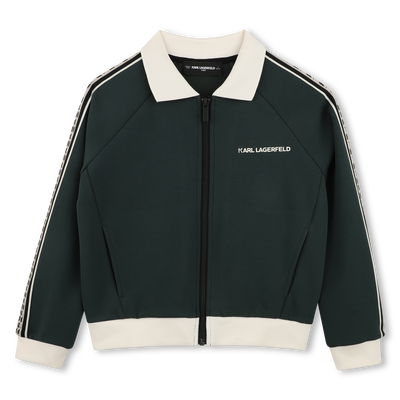 Cardigan de jogging KARL LAGERFELD KIDS GARCON