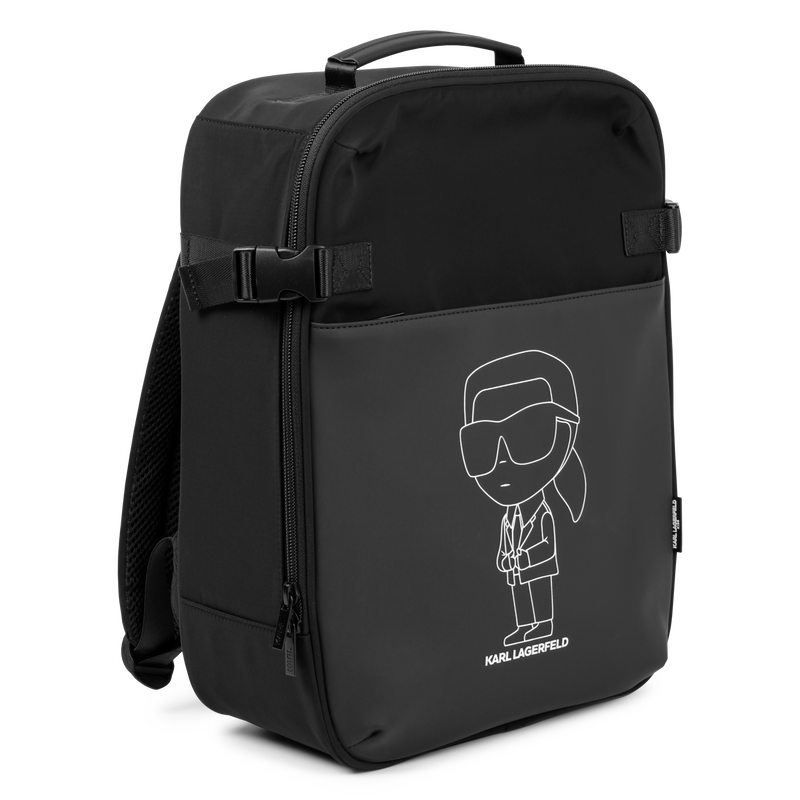 Sac à dos avec imprimé KARL KARL LAGERFELD KIDS 
                    GARCON