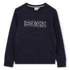Sweat-shirt molletonn&eacute; BOSS 
                    GARCON