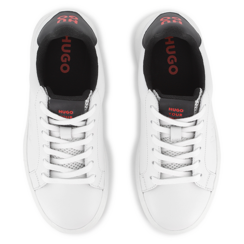 Baskets en cuir de vachette Hugo 
                    GARCON