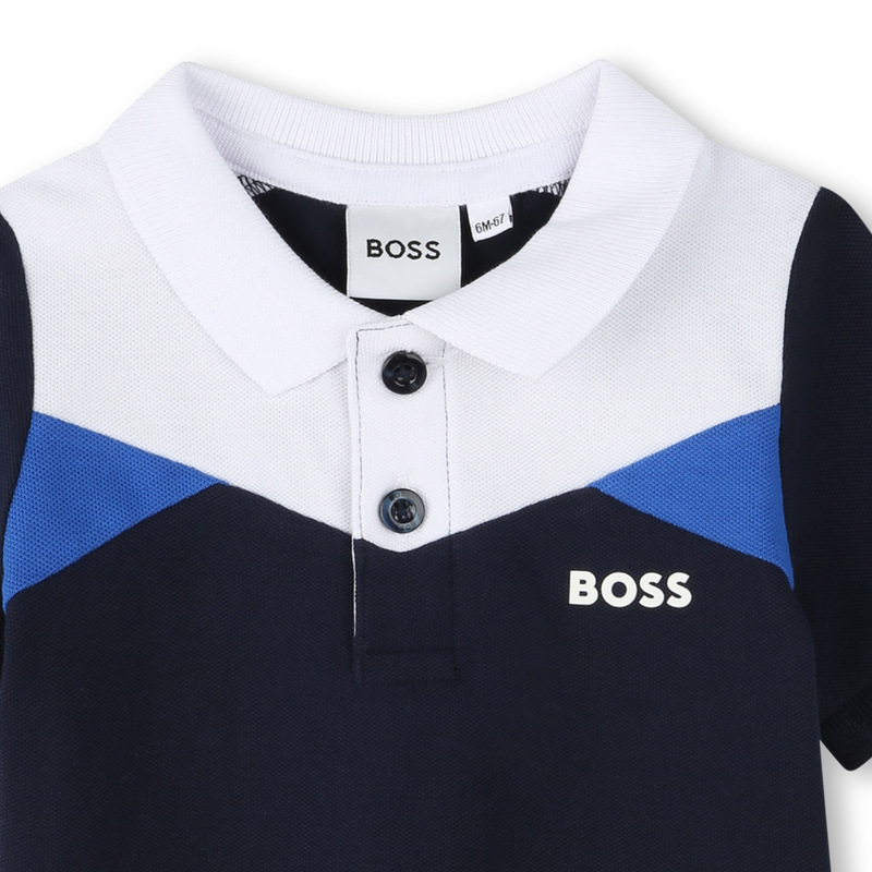 Polo avec blocs de couleur BOSS 
                    GARCON