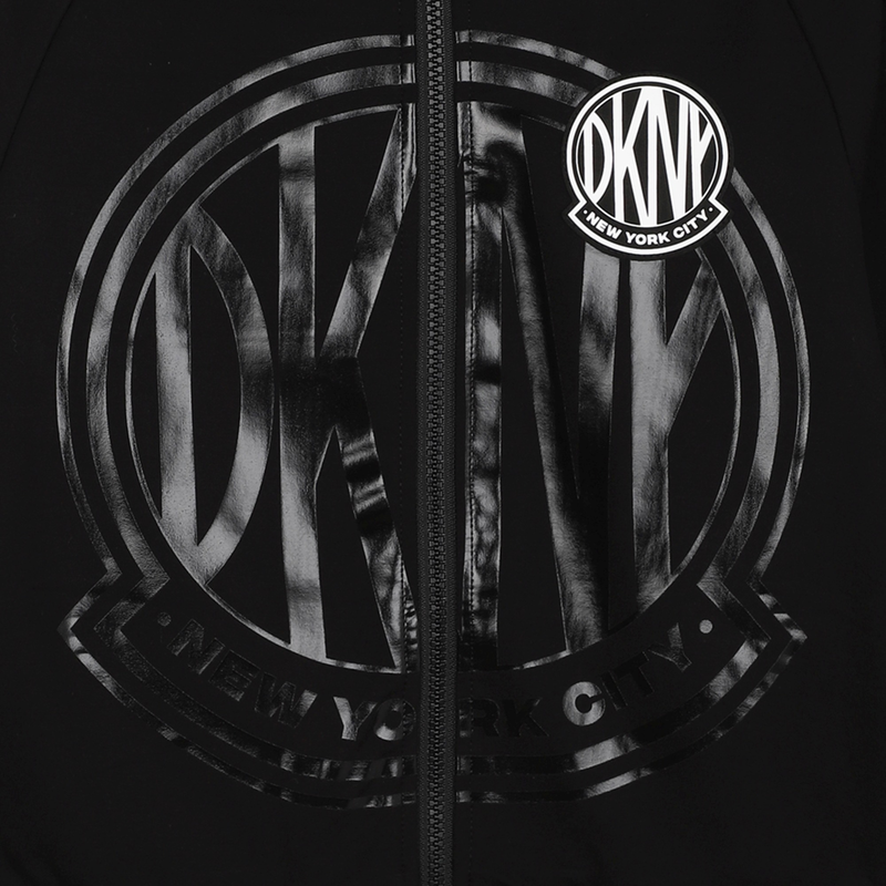 Cardigan zipp&eacute; &agrave; capuche DKNY 
                        UNISEXE