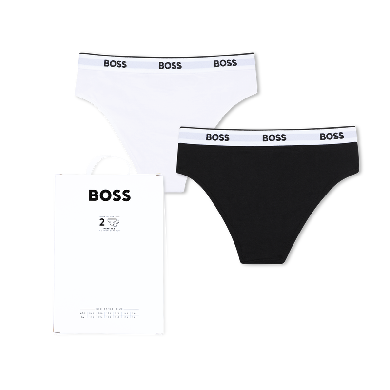 LOT DE 2 CULOTTES BOSS 
                        FILLE