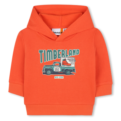 Sweat-shirt à capuche en molleton TIMBERLAND GARCON