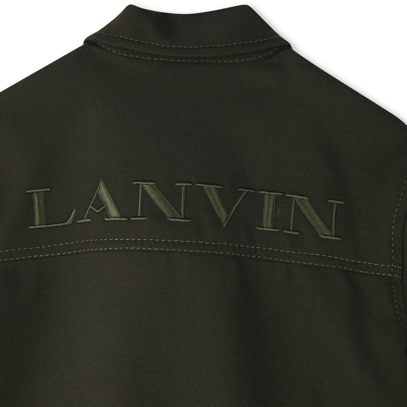 Chemise imprimé brodé avec logo lai LANVIN 
                    FILLE